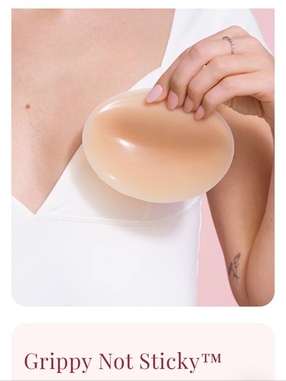 CAKES Body Volume Grippy Insert Silicone Bra Honey - Picture 12 of 15